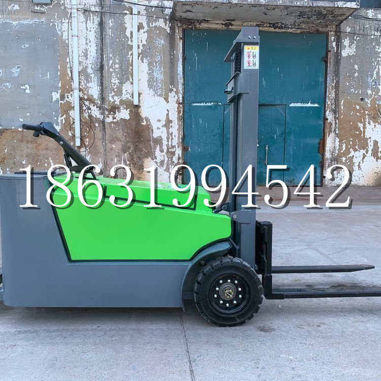 五指山市小型电动叉车1吨2吨步行站驾式电瓶堆高充电装卸车液压升降车铲车